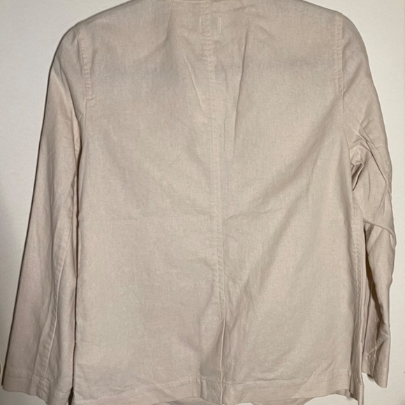 Brand New J.Crew Petite linen-blend deconstructed blazer - Picture 6 of 6